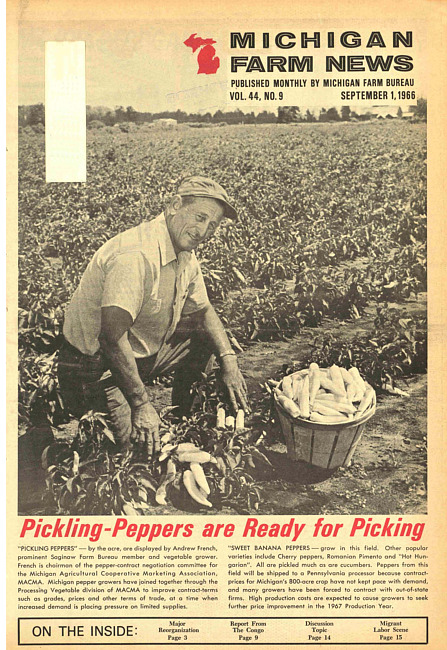 Michigan farm news. (1966 September)