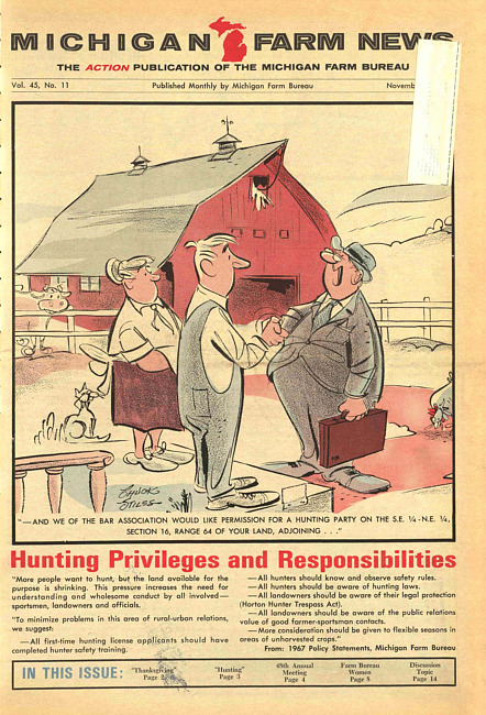 Michigan farm news. (1967 November)
