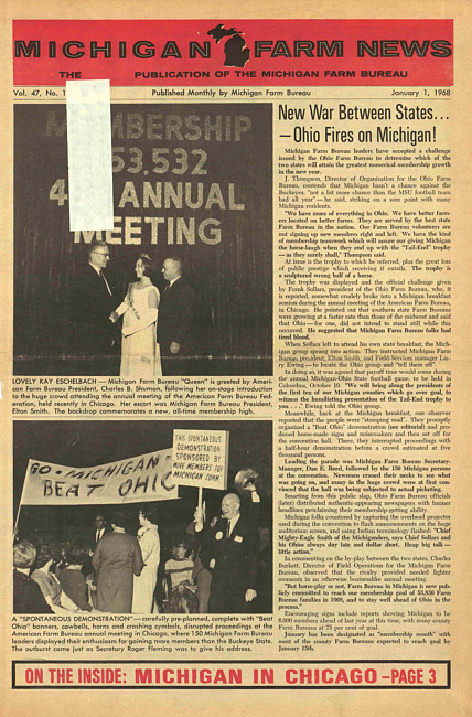 Michigan farm news. (1968 January)