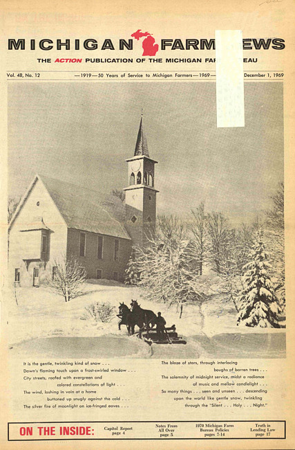 Michigan farm news. (1969 December)