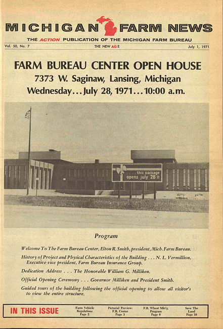 Michigan farm news. (1971 July)