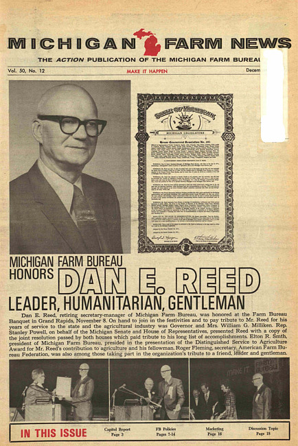 Michigan farm news. (1971 December)