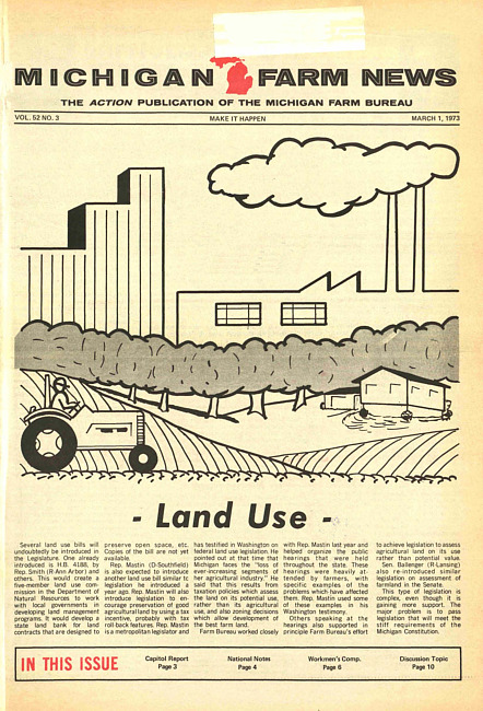 Michigan farm news. (1973 March)