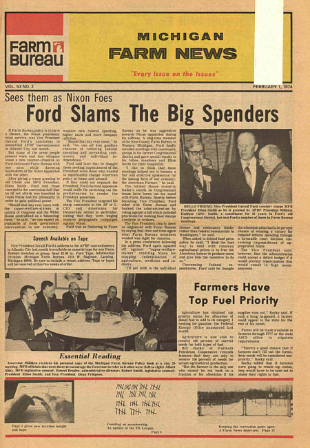 Michigan farm news. (1974 February)