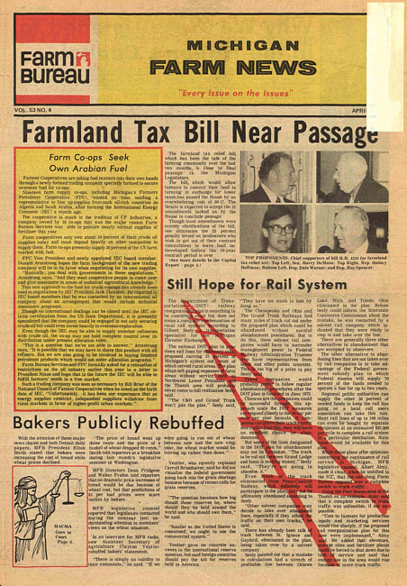 Michigan farm news. (1974 April)