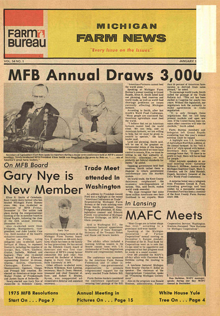 Michigan farm news. (1975 January)