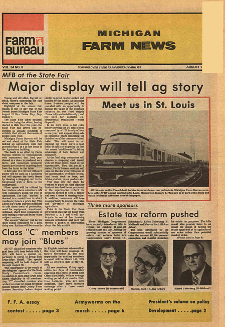 Michigan farm news. (1975 August)