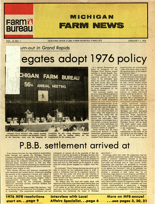 Michigan farm news. (1976 January)