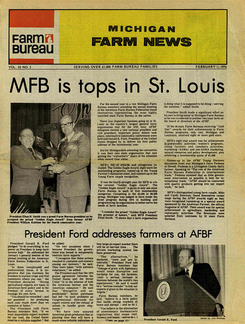 Michigan farm news. (1976 February)