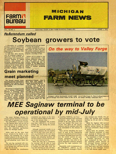 Michigan farm news. (1976 June)