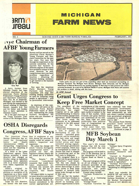 Michigan farm news. (1977 February)