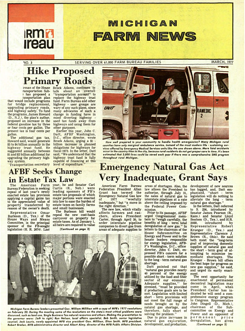 Michigan farm news. (1977 March)