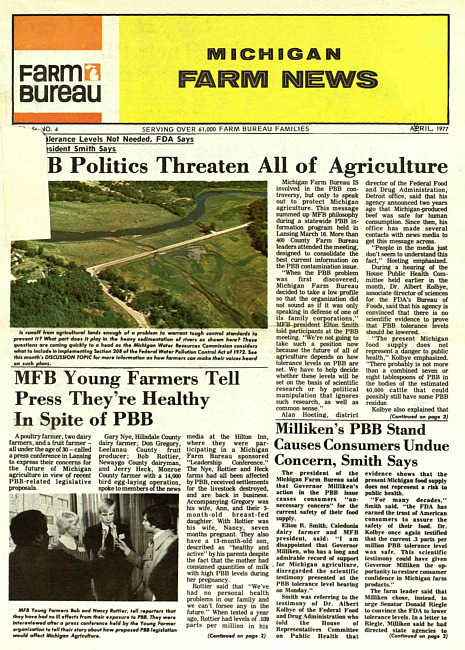 Michigan farm news. (1977 April)