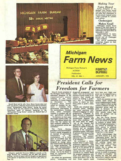 Michigan farm news. (1978 January)
