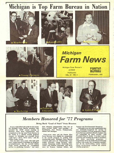 Michigan farm news. (1978 February)