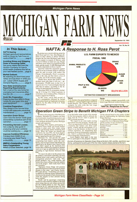 Michigan farm news : publication of Michigan Farm Bureau. (1993 September 30)