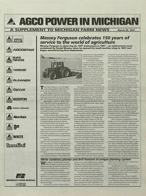 Michigan farm news. (1997 March), Supplement
