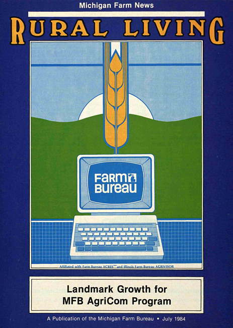 Rural living : Michigan farm news. (1984 July)