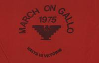 March on Gallo 1975 Hasta la victoria t-shirt