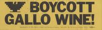 Boycott Gallo Wine!
