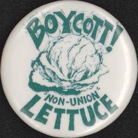 Boycott! non-union Lettuce