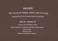 Brown Pride IV Chicano/Latino resource fair t-shirt