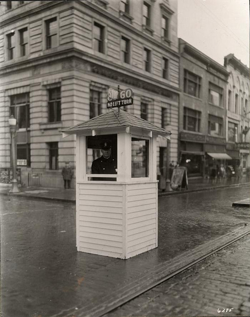 Police Traffic Booth