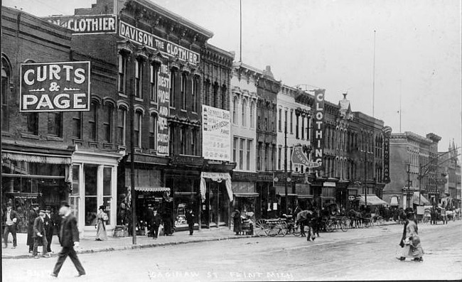 West side of Saginaw Street-1909