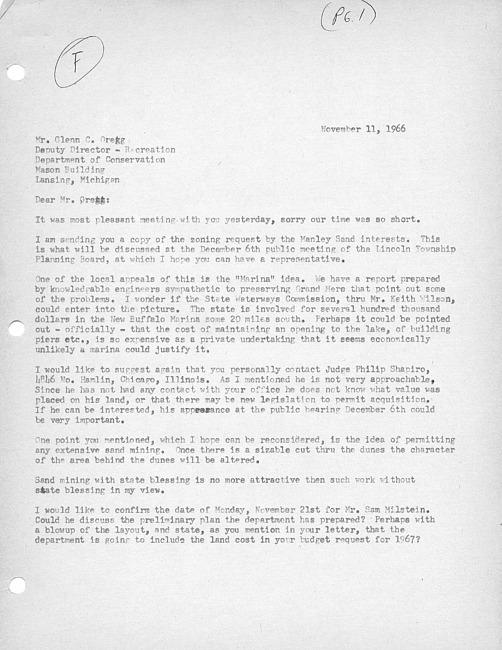 Frank Lahr letter #5
