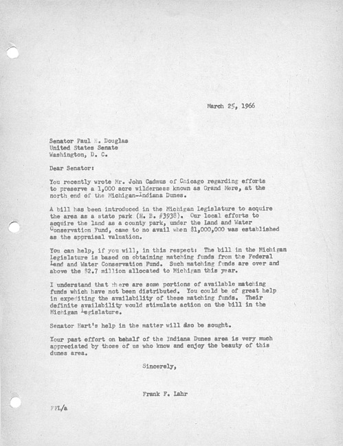 Frank Lahr letter #7