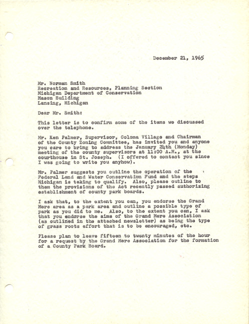 Frank Lahr letter #13