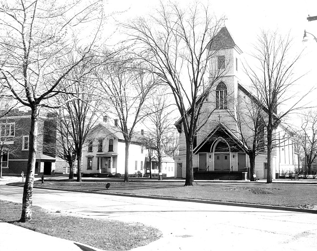 St. Patrick's Catholic Church, Manse and School