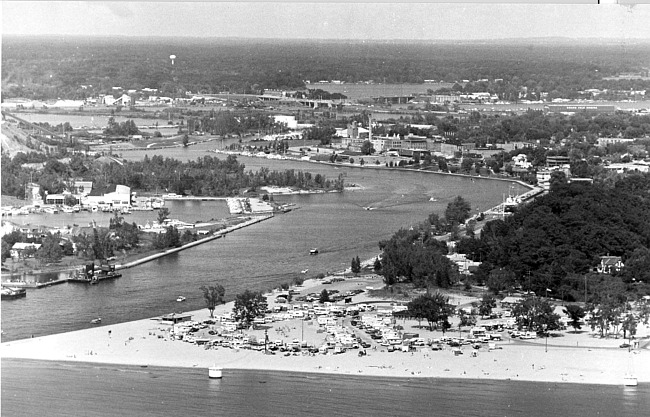 Harbor entrance and State Park