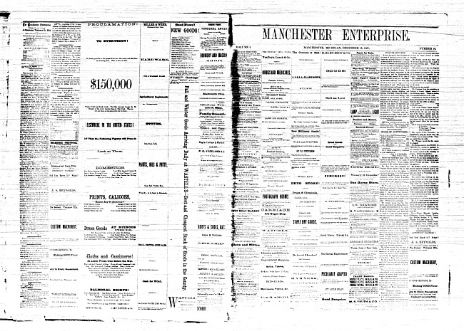 Manchester enterprise. Vol. 1 no. 10 (1867 December 19)