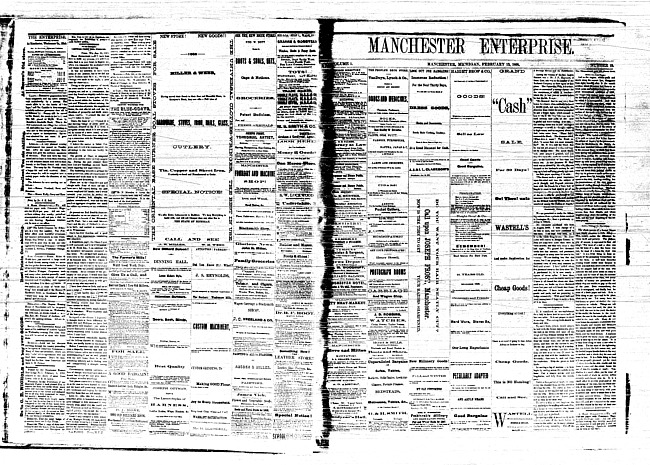 Manchester enterprise. Vol. 1 no. 18 (1868 February 13)