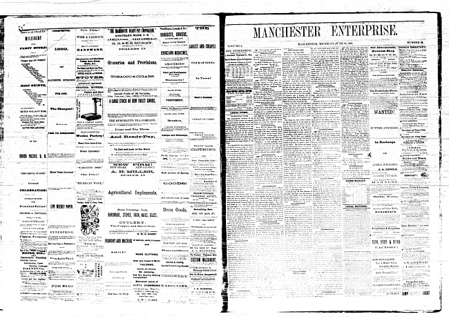 Manchester enterprise. Vol. 2 no. 36 (1869 June 10)