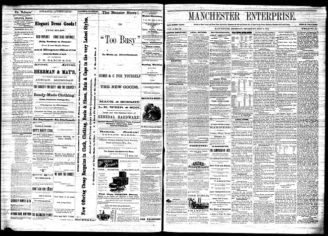 Manchester enterprise. Vol. 5 no. 32 (1872 May 9)