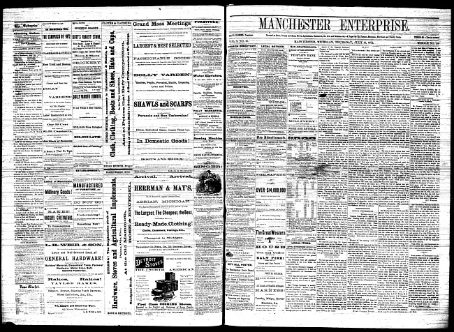 Manchester enterprise. Vol. 5 no. 42 (1872 July 18)