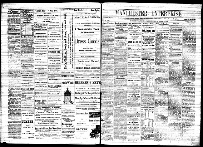 Manchester enterprise. Vol. 6 no. 3 (1872 October 17)
