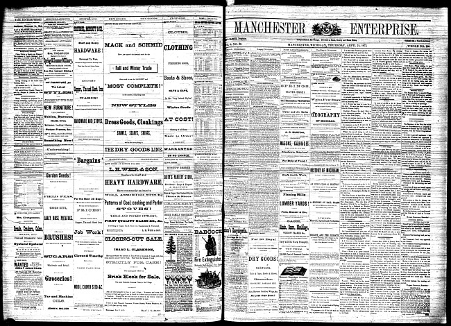 Manchester enterprise. Vol. 6 no. 30 (1873 April 24)