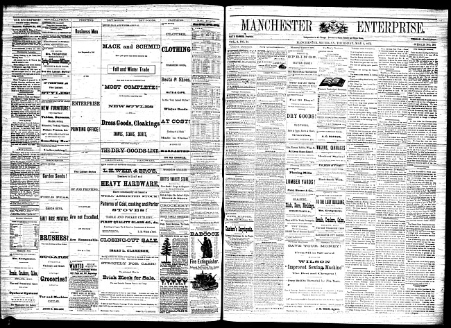 Manchester enterprise. Vol. 6 no. 31 (1873 May 1)