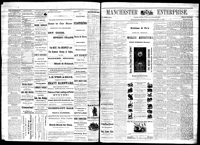 Manchester enterprise. Vol. 6 no. 33 (1873 May 15)