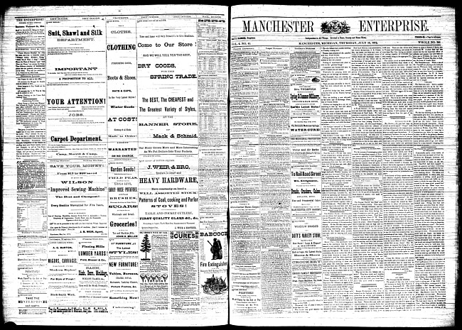 Manchester enterprise. Vol. 6 no. 41 (1873 July 10)