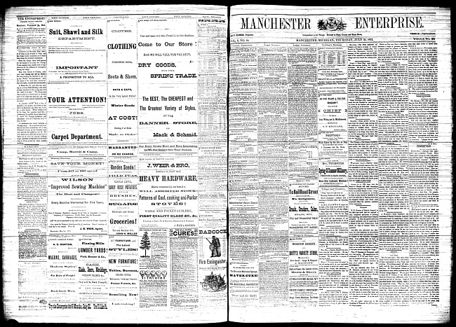 Manchester enterprise. Vol. 6 no. 44 (1873 July 31)