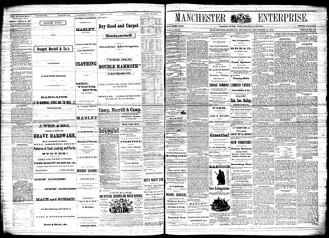 Manchester enterprise. Vol. 6 no. 52 (1873 September 25)