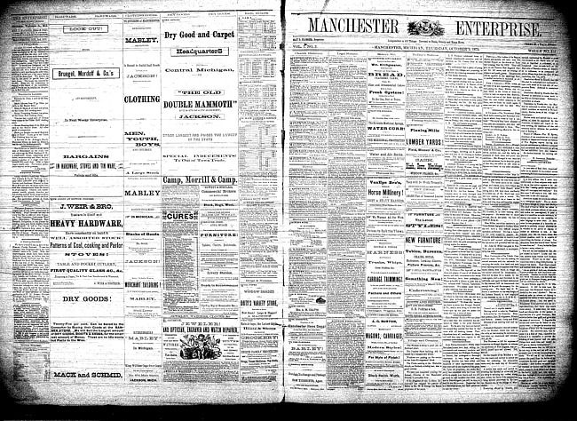 Manchester enterprise. Vol. 7 no. 2 (1873 October 9)