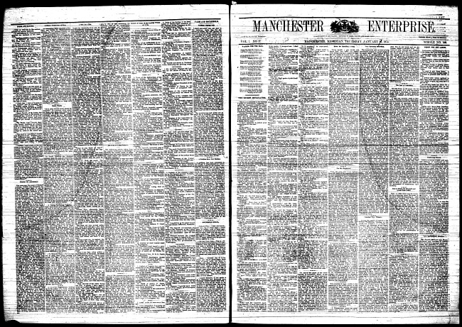 Manchester enterprise. Vol. 7 no. 18 (1874 January 29)