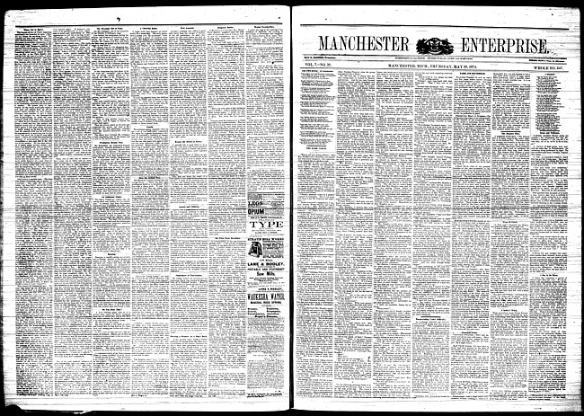 Manchester enterprise. Vol. 7 no. 35 (1874 May 28)