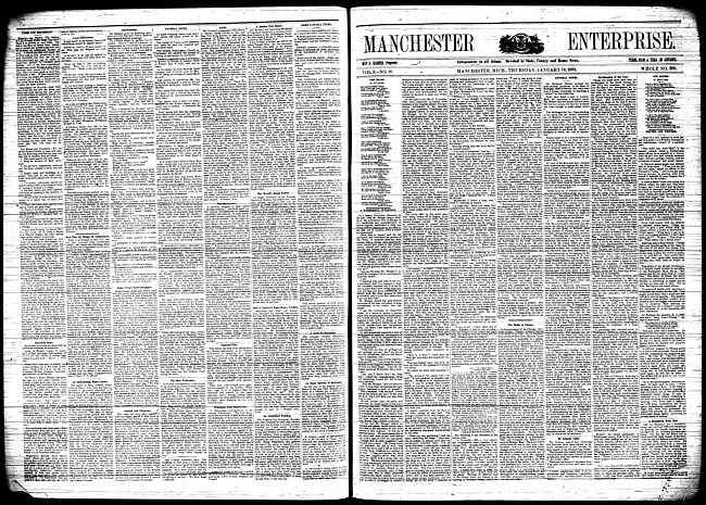 Manchester enterprise. Vol. 8 no. 16 (1875 January 14)