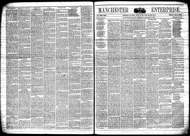 Manchester enterprise. Vol. 8 no. 17 (1875 January 21)